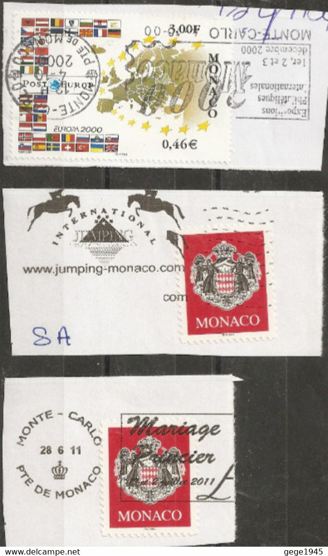 Monaco Oblitéré - Lettres & Documents