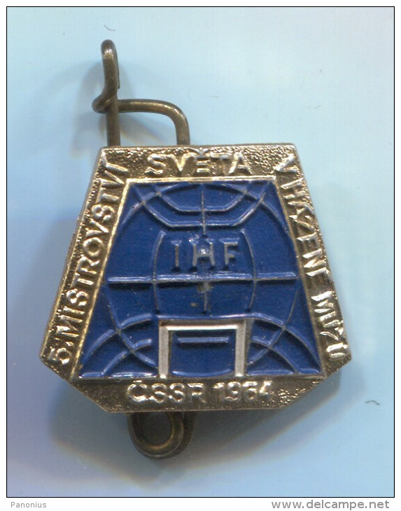 HANDBALL - 5. World Championship In Handball Male, CSSR, 1964. IHF, Metal, Pin, Badge - Pallamano