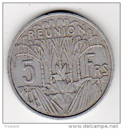 REUNION - 1955 - 5 FR - Réunion