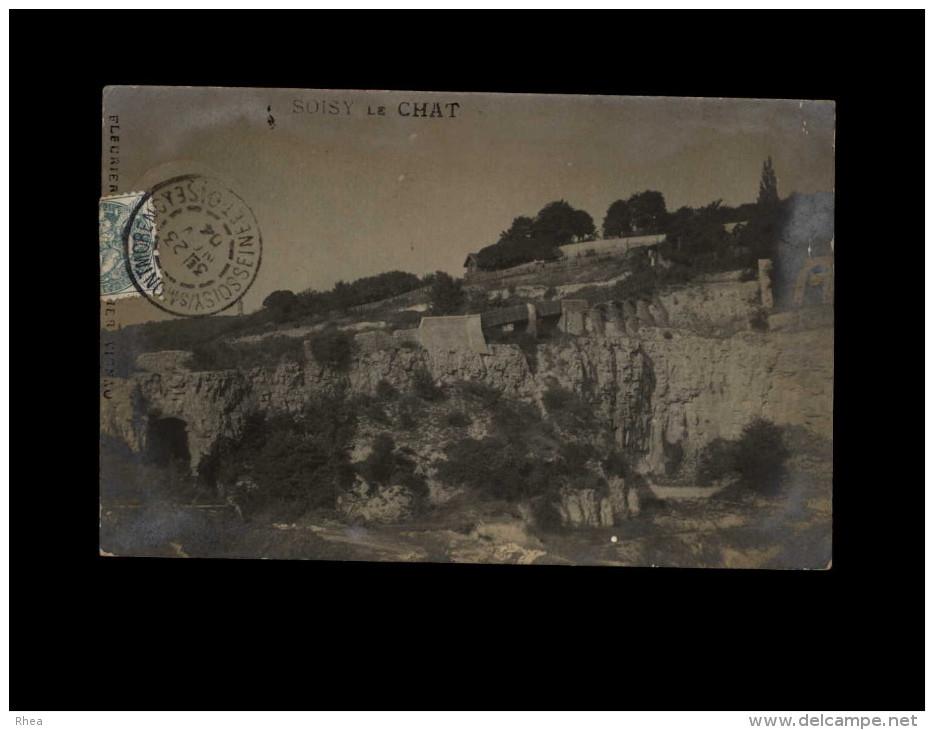 95 - SOISY-SOUS-MONTMORENCY - Très Belle CARTE PHOTO - Carrières - Soisy-le-Chat - Soisy-sous-Montmorency