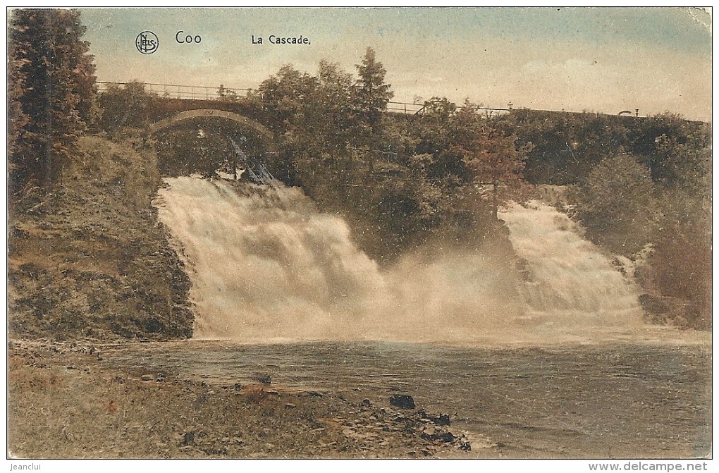 --COO--LA CASCADE--AFFR AVEC UN TIMBRE BELGE DE 1c LE 29-5-1912 .. - Stavelot