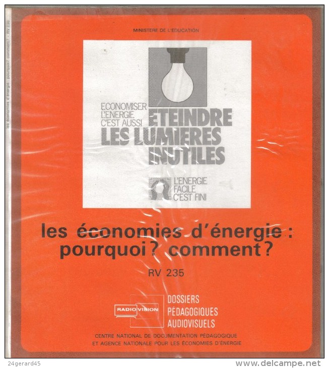 DOSSIER SCOLAIRE MINISTERE EDUC NAT - Des économies D'énergie Pourquoi Comment?: Livret  16 P. 16 Diapos + Disque Souple - Lesekarten