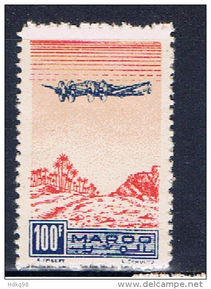 MA+ Marokko 1944 Mi 212-13 Mnh Flugzeug - Poste Aérienne