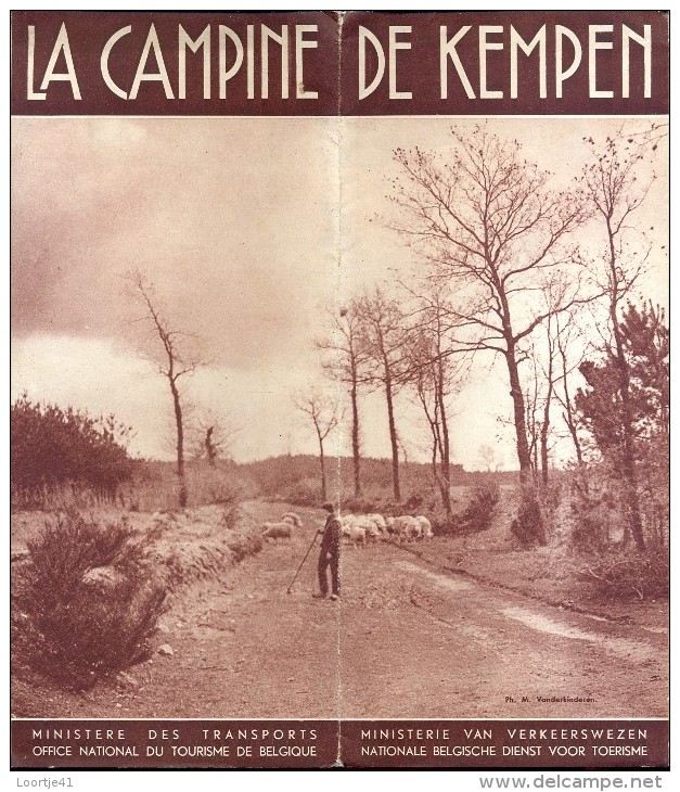 Brochure  Dépliant Tourisme Toerisme - La Campine - De Kempen  1939 - Non Classés