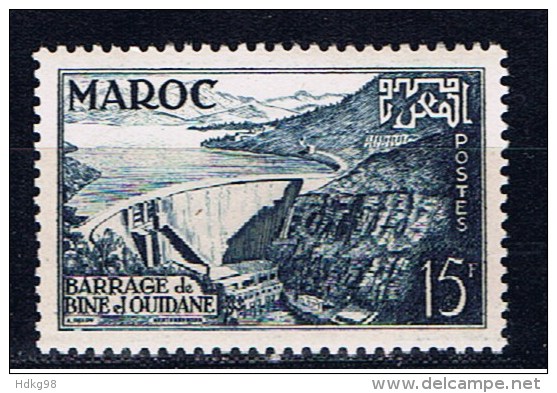 MA+ Marokko 1953 Mi 362 Mnh Talsperre - Unused Stamps