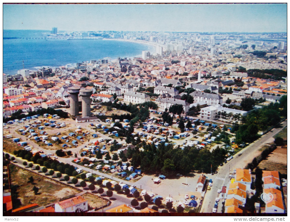 85 - LES SABLES D' OLONNE - Le Camping Des Roses ( Vue Aérienne ). - Sables D'Olonne