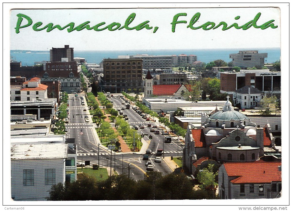 Etats Unis - Pensacola, Florida - Greetings From Beautiful Downtown Pensacola - Pensacola