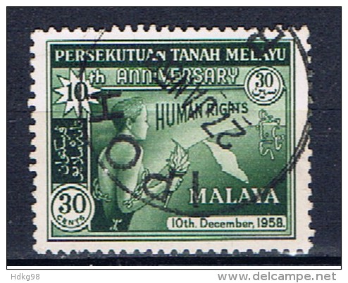 MAL+ Malaya 1958 Mi 10-11 Menschenrechte - Federation Of Malaya