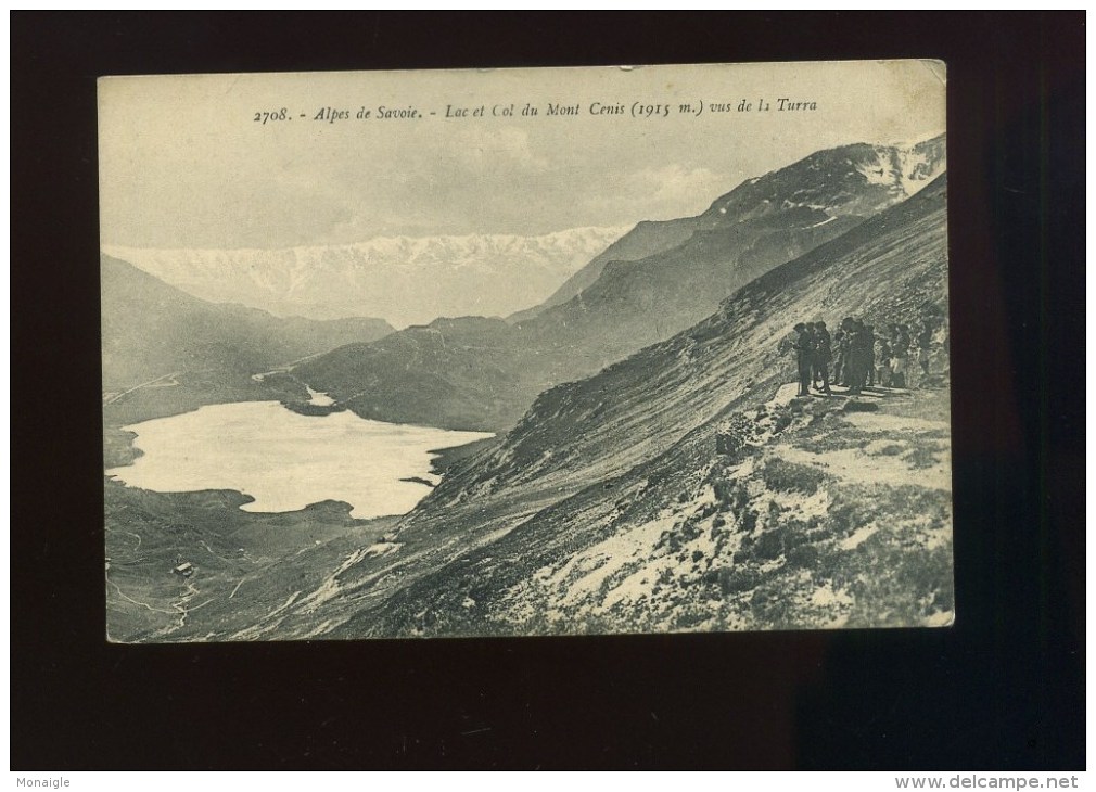 CPA N° 2708  ALpes De Savoie Lac Et Col Du Mont Cenis Vus De La Turra  Animée - Autres & Non Classés