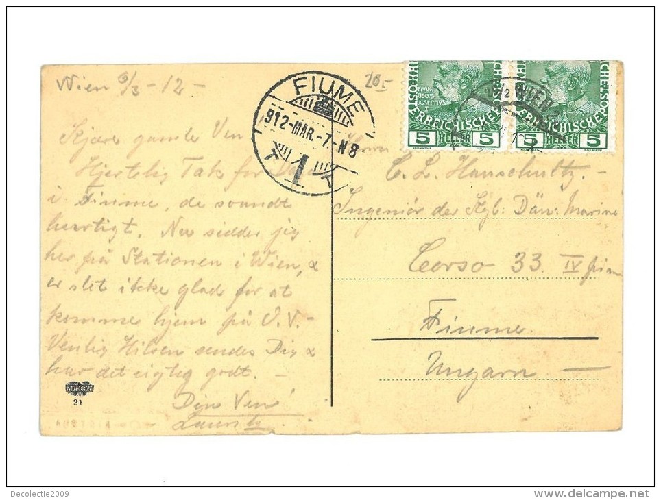 B82470 Austria Viena Wien Ablosung Der Burgwache 1912 Front Back Image - Vienna Center