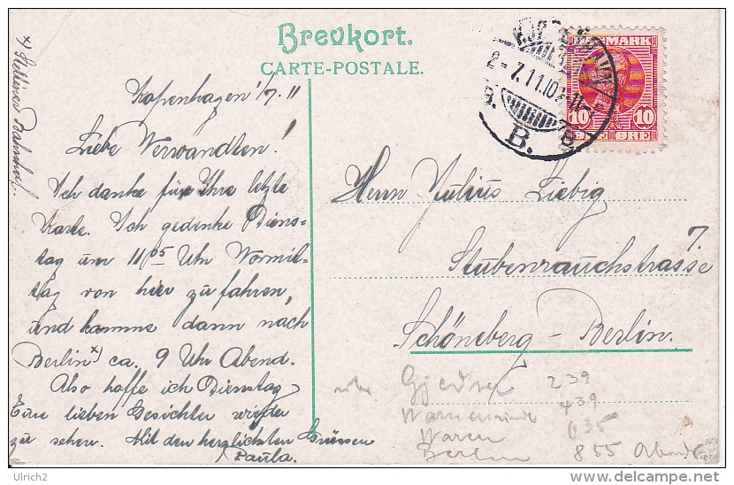 PC Köbenhavn - Marmorkirken - 1911  (7652) - Dänemark