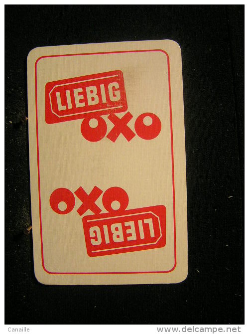 Playcard/Dos De Carte A Jouer(1 Cartes Avec Publicitè) Broth / Brühe / Bouillon: OXO Energie ( Liebig ) - Andere & Zonder Classificatie