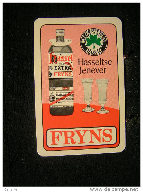 Playcard / Dos De Carte A Jouer(1 Cartes Avec Publicitè) Distillerie /  Hasseltse Jenever - Extra Fryns - Sonstige & Ohne Zuordnung