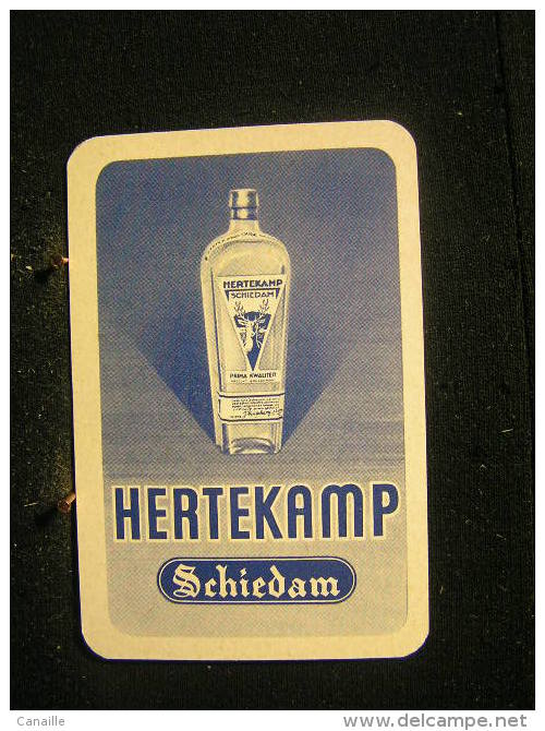 Playcard / Dos De Carte A Jouer(1 Cartes Avec Publicitè) Distillerie /  Hertkamp - Schiedam - Sonstige & Ohne Zuordnung