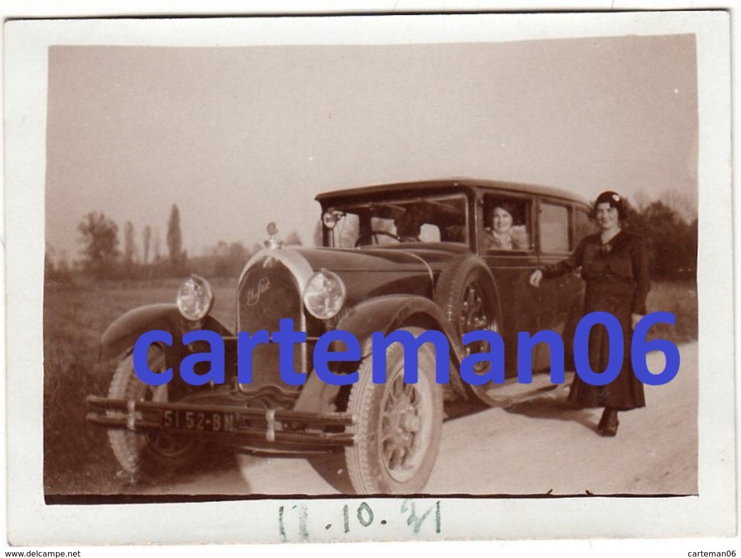 Automobile - Photo Originale -  Talbot 11 Six - Format 8.9 X 6.4.cm - Automobiles