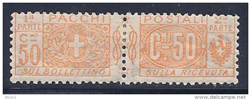 Italy, Scott # Q11 Mint Hinged Parcel Post, 1914 - Postal Parcels
