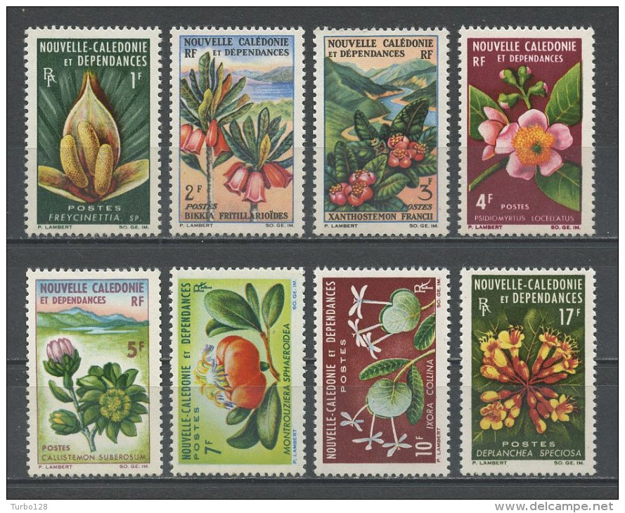 Nlle CALEDONIE 1964 N° 314/321 ** Neufs MNH Superbes Cote 43,50 &euro; Flore Fleurs Flowers Flora - Neufs