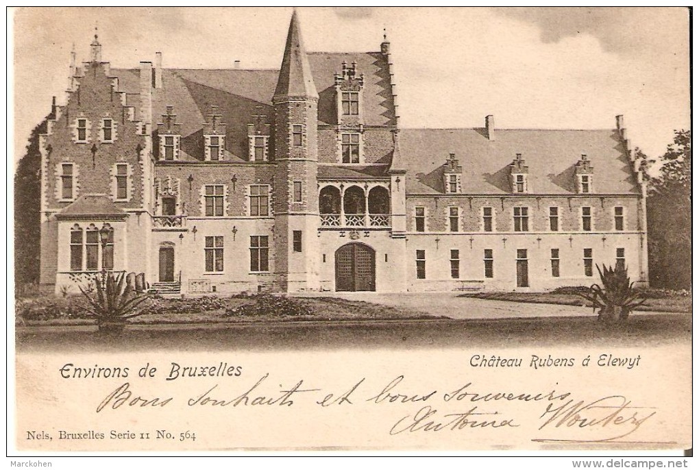 ELEWYT (1982) : Vue Extérieure Du Château De Rubens, à Elewyt, Aux Environs De Bruxelles. CPA Précurseurs. - Zemst