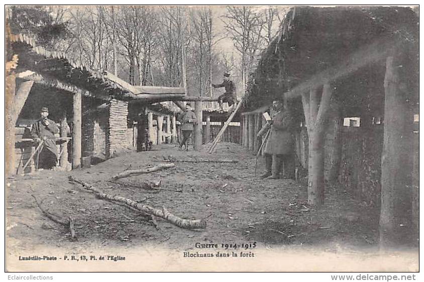 Thème:  Guerre 14/18 :   Blockhaus  Dans La Forêt  ( Voir Scan) - War 1914-18