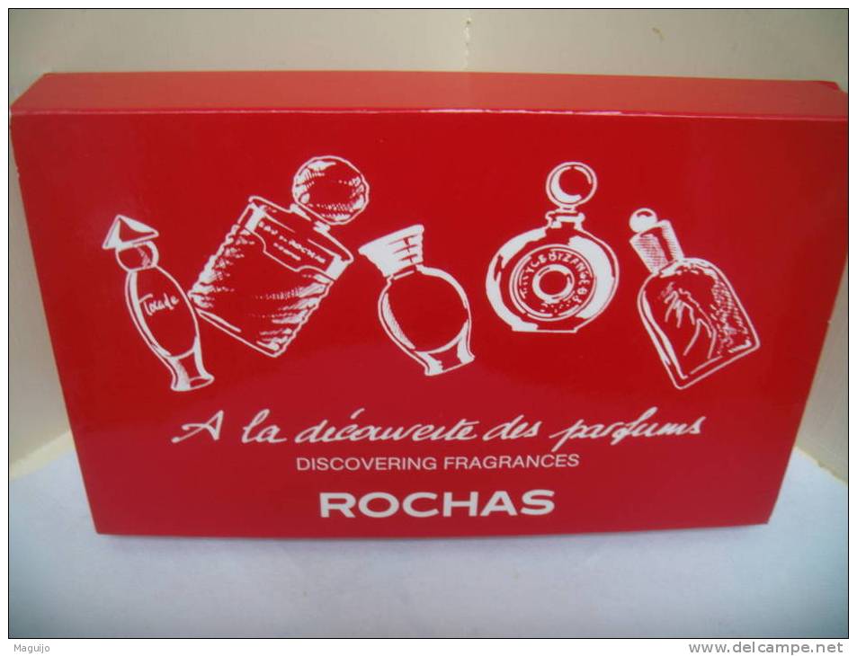 ROCHAS  RARE "COFFRET DECOUVERTE"5 MINIS+ 5 MINIS MATIERES PREMIERES  LIRE§§§ - Miniaturas Mujer (en Caja)