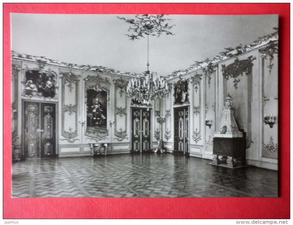 The Green Hall - Heidecksburg Castle - Old Postcard - Germany DDR - Unused - Rudolstadt