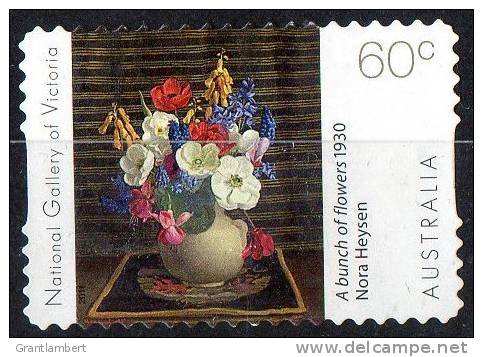 Australia 2011 Flowers- National Gallery Of Victoria - 60c A Bunch Of Flowers 1930 Self-adhesive Used - Usados