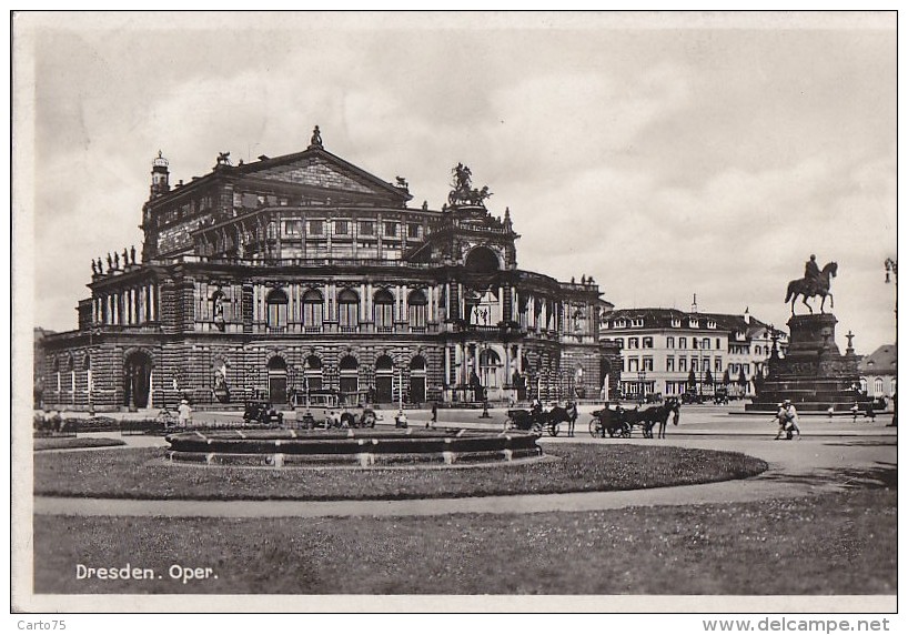 Allemagne - Dresden - Opera / Postmarked Dresden 1936 - Dresden