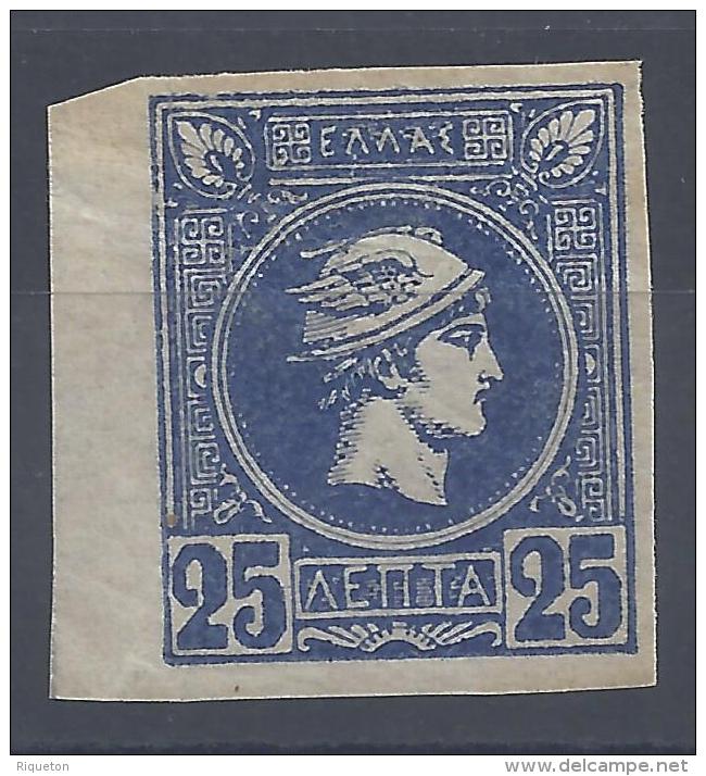 GRECE - 1889-99 -     IMPRESSION D'ATHENES - RARE N° 82 A -  OUTREMER  - NEUF - X - - Ongebruikt