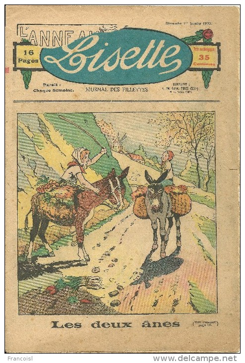 Lisette Journal Des Fillettes Année 1933. Lot De 50 Magazines. - Lisette