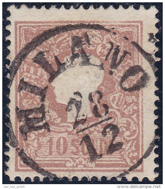 Österreich Lombardei-Venetien Mi#9I Vollstempel Milano 185?-12-28 - Lombardije-Venetië