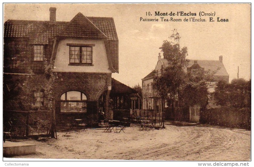 HAINAUT    1 CP   Mont De L'Enclus Orroir  Patisserie   E Losa 1929 - Autres & Non Classés