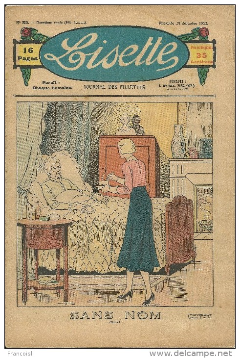 Lisette Journal Des Fillettes Année 1932. Lot De1 Magazine. - Lisette