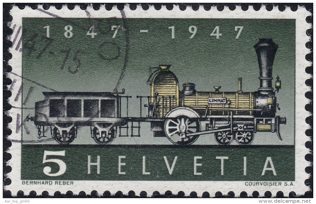 Schweiz 1947 Zu#277.2.01 Fehlende Speiche Gestempelt - Usados