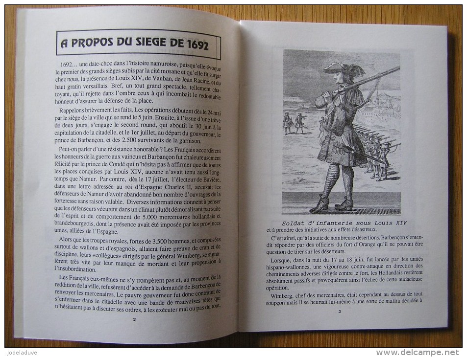 PAYS DE NAMUR Revue N° 141 Régionalisme Louis 14 Ferme Blanche Vauban Et L´ Arsenal Siège Bateaux Français Et Anglais - Belgique