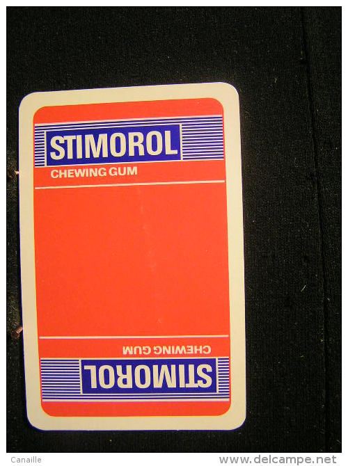 Playing Cards / Carte A Jouer / 3 Dos De Cartes, Inscription  Publicitaire / Chewing Gum Stimorol - Other & Unclassified