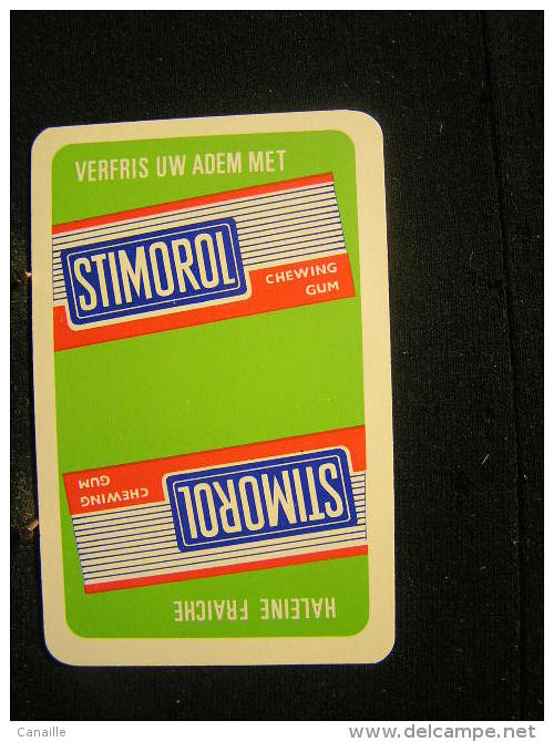 Playing Cards / Carte A Jouer / 3 Dos De Cartes, Inscription  Publicitaire / Chewing Gum Stimorol - Sonstige & Ohne Zuordnung