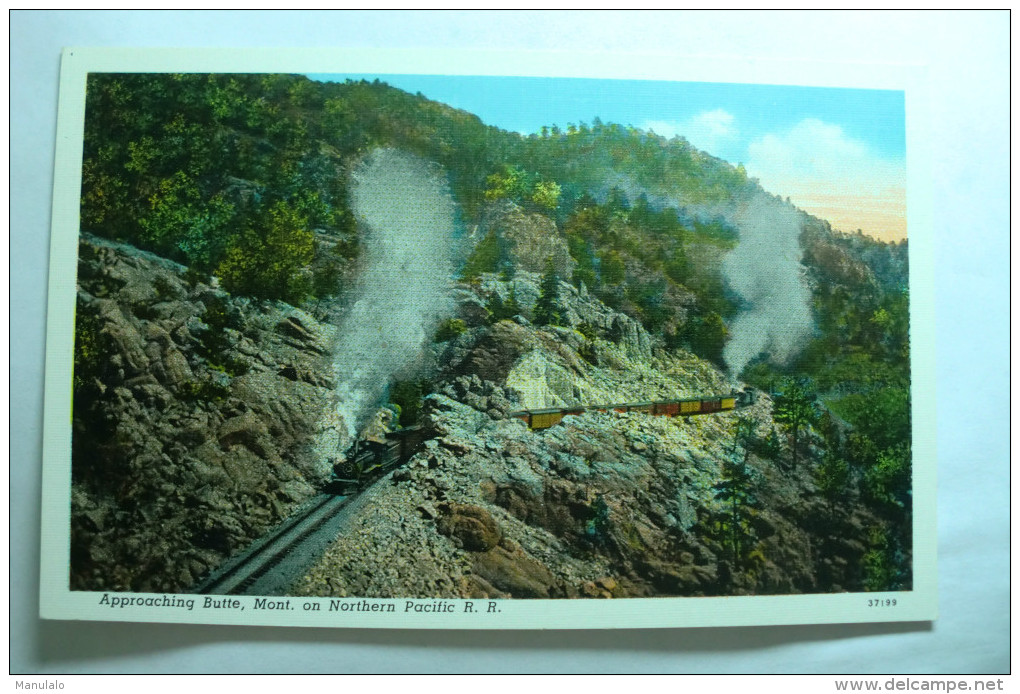 Approaching Butte, Mont. On Northern Pacific - Butte