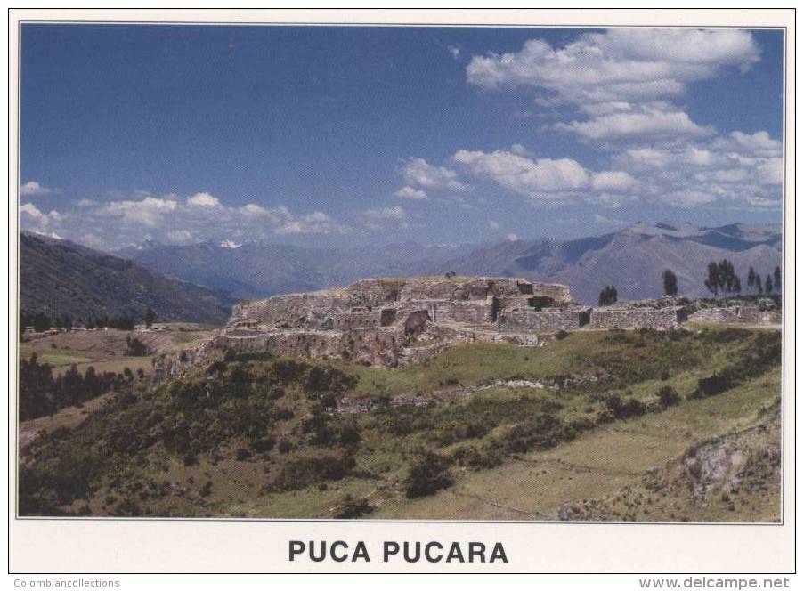 Lote PEP801, Peru, Postal, Postcard, Indigenous Issues, Colca, Puka Pukara - Perú