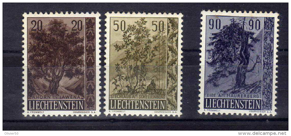 Liechtenstein (1958)  - "Flore. Arbres & Arbustes " Neufs* - Neufs