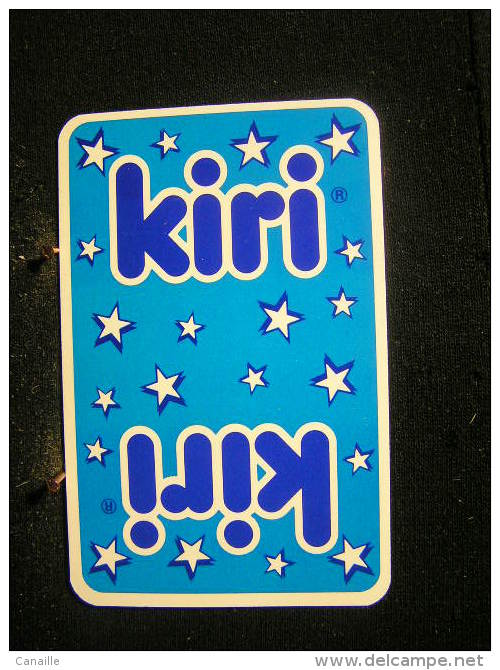 Playing Cards / Carte A Jouer / 1 Dos De Cartes,Inscription  Publicitaire / Produits Laitiers,Kiri Fromage - Other & Unclassified