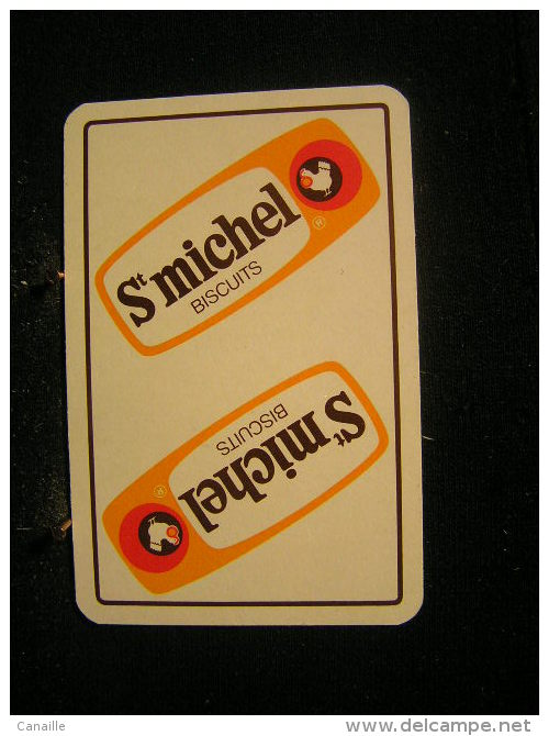 Playing Cards / Carte A Jouer / 1 Dos De Cartes,Inscription  Publicitaire / St Michel Biscuits .- - Autres & Non Classés