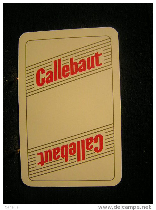 Playing Cards / Carte A Jouer / 1 Dos De Cartes,Inscription  Publicitaire / Chocolat, Callebaut - Other & Unclassified