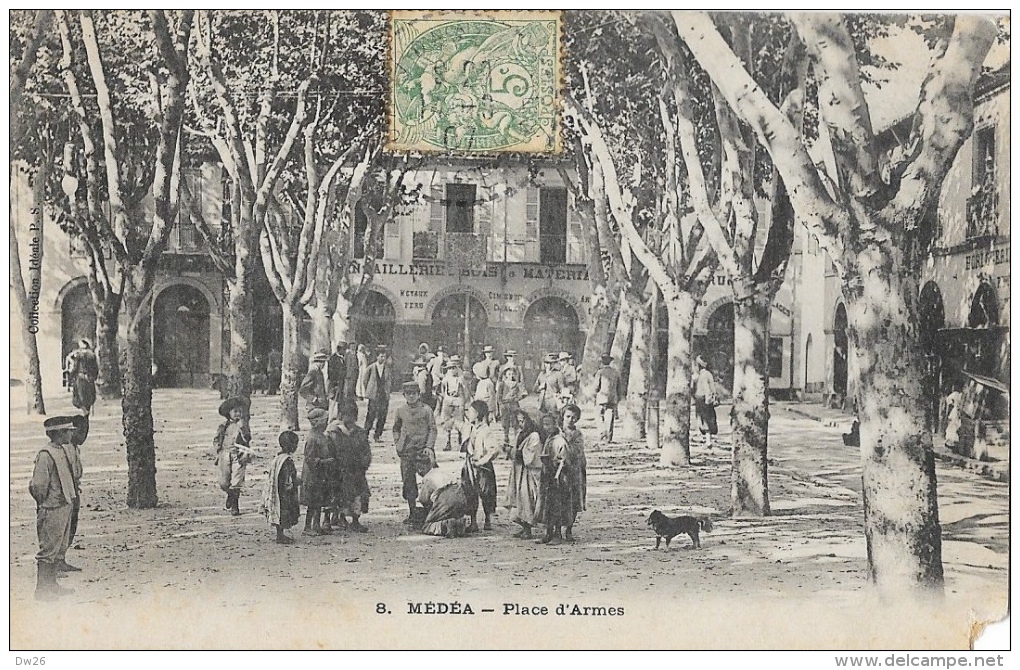 Médéa - Place D´Armes Devant La Quincaillerie - Collection Idéale P.S. - Medea