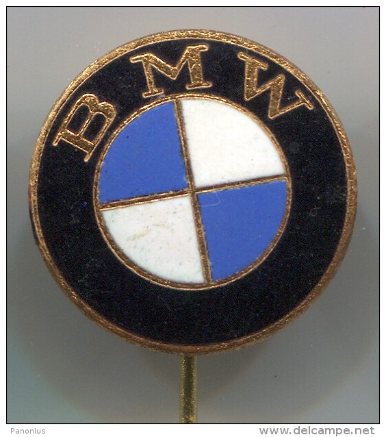 BMW - Car, Auto, Vintage Pin, Badge, Enamel - BMW