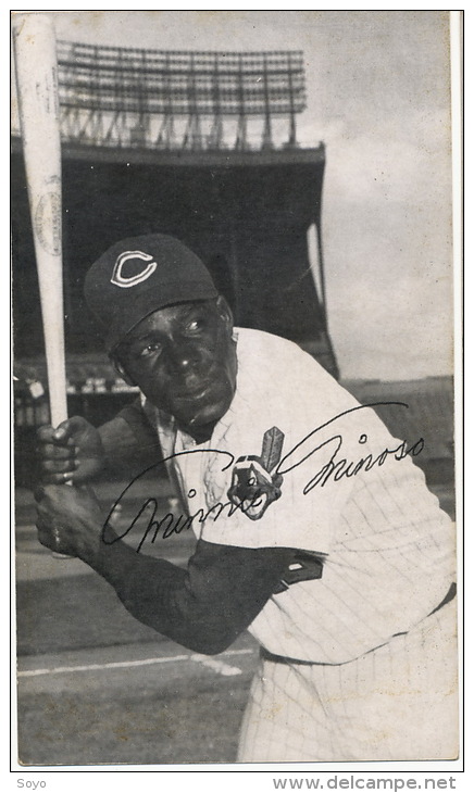 Orestes Minoso Nickname Minnie Black Base Ball Player From Cuba - Baseball