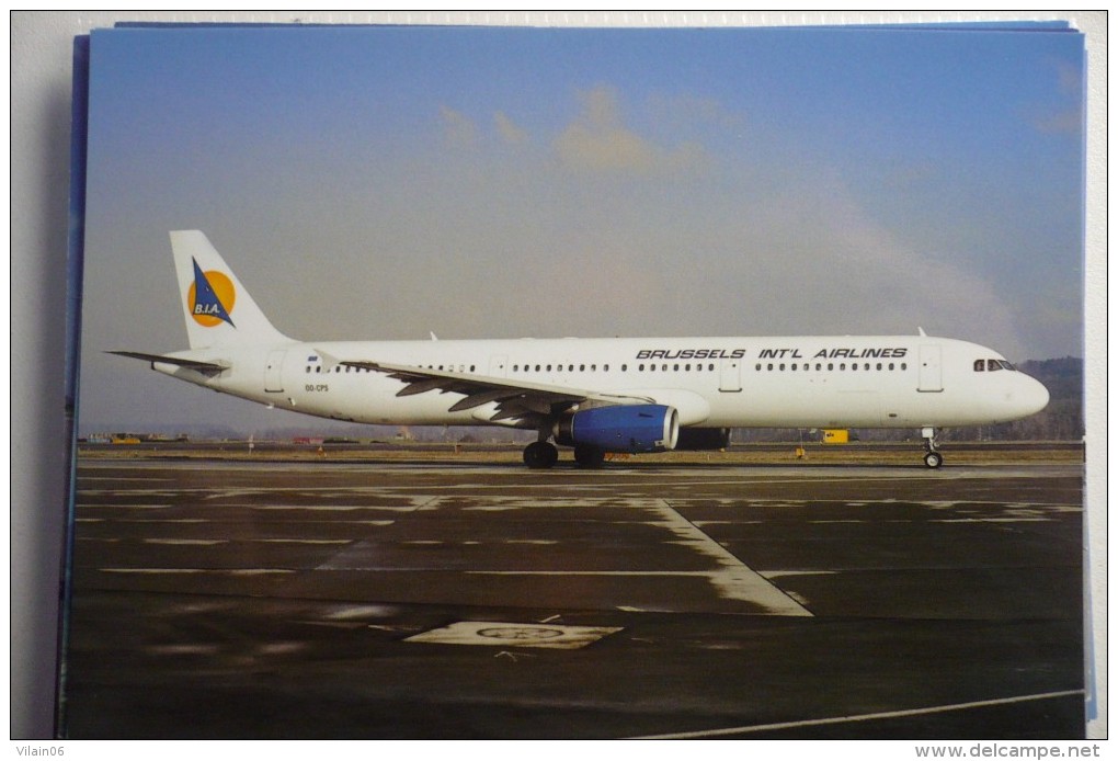 BRUSSELS INTERNATIONAL AIRLINES   A 321   OO CPS - 1946-....: Ere Moderne