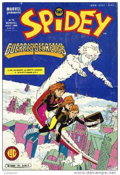 SPIDEY N° 79 1986 BE LUG FRAIS DE PORT EN PLUS - Spidey