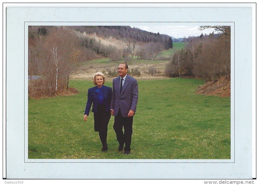 Jacques Chirac Et Son épouse 1989 - Documents Historiques