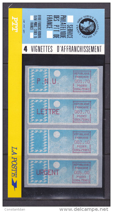 FRANCE TIMBRES POUR DISTRIBUTEUR PLAQUETTE (004-75961) - 1985 Papier « Carrier »