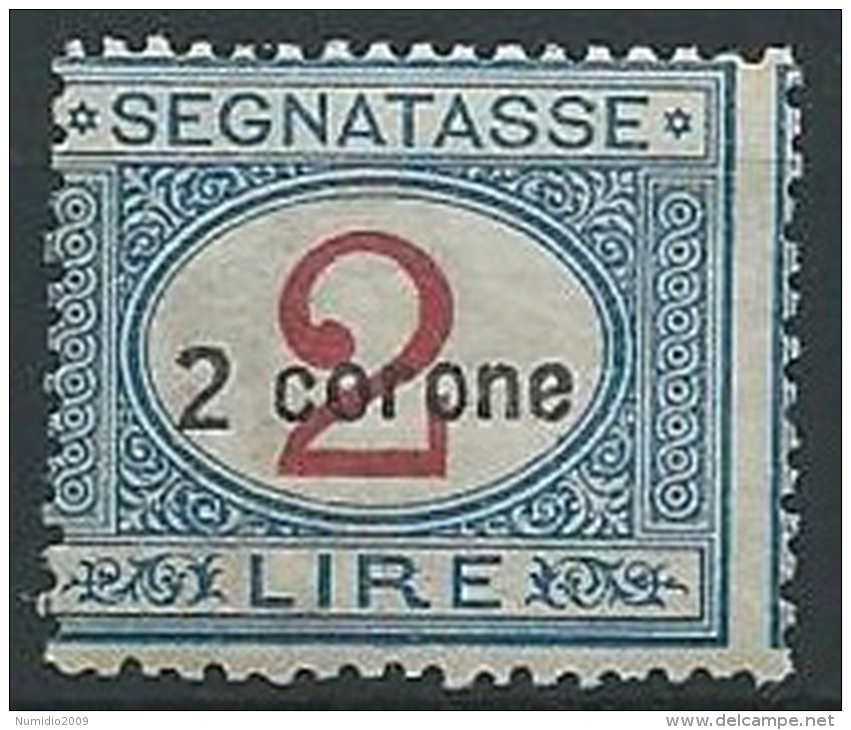 1922 DALMAZIA SEGNATASSE 2 CORONE MNH ** - ED686 - Dalmatië